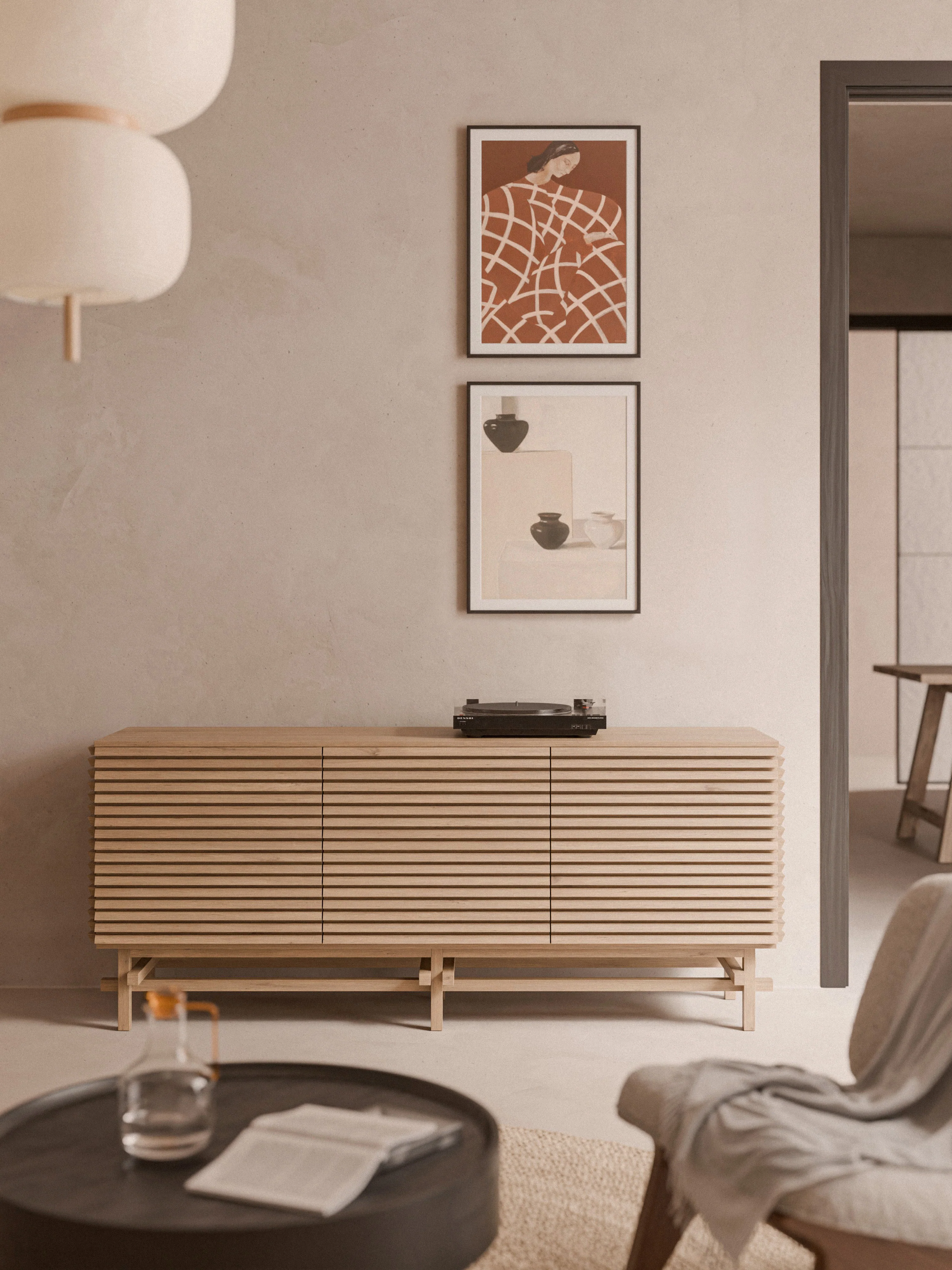 Sideboard Pierce aus Eichenholz