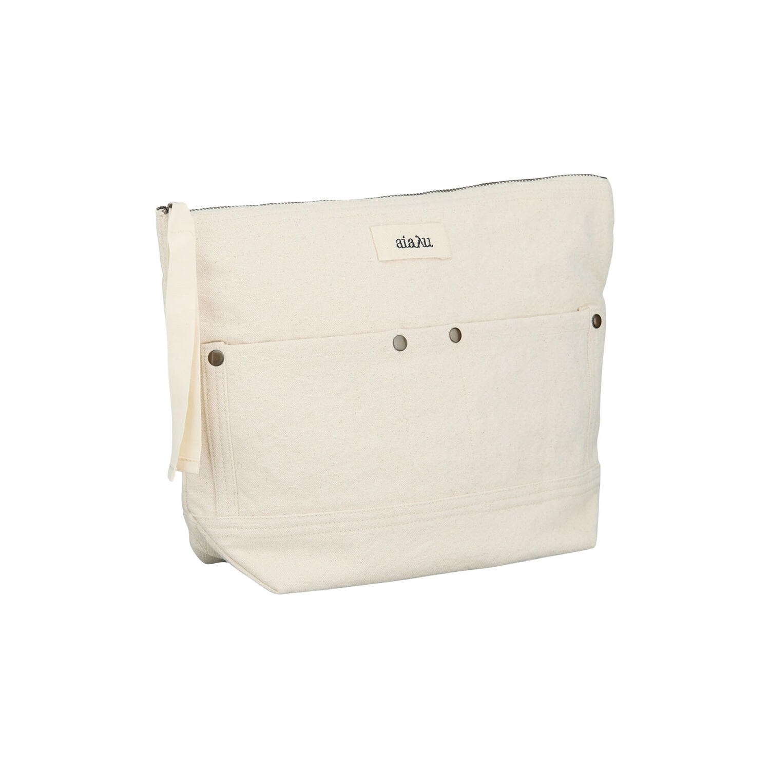 Pouch Pocket Canvas, pure ecru