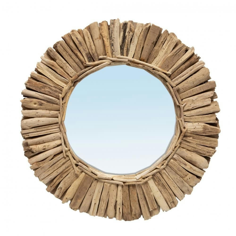 DRIFTWOOD - Miroir en bois naturel D60