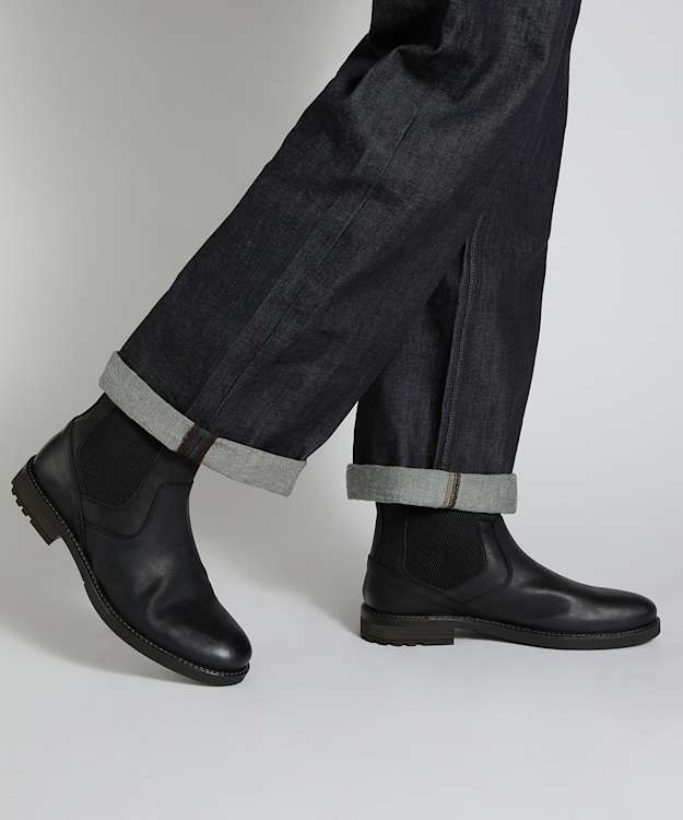 Champy Black - Leather Chelsea Boots