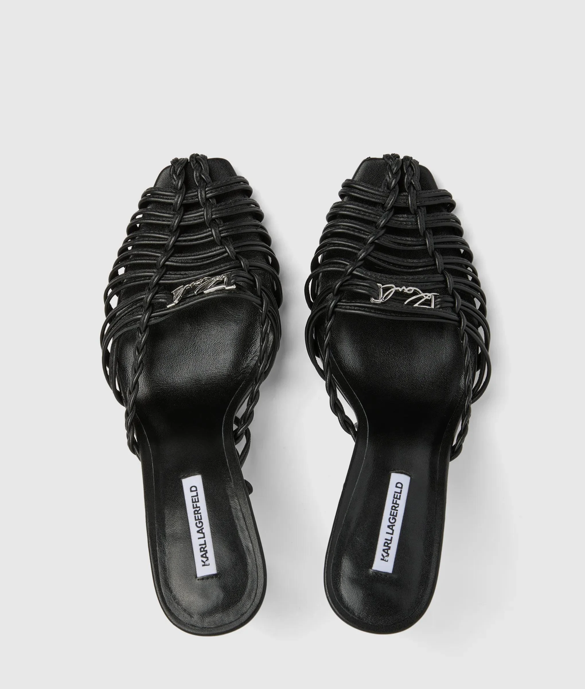 Sandales à talon en cuir Debutante
