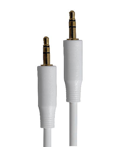 Jensen Audio Auxiliary Cable, White, 6-ft