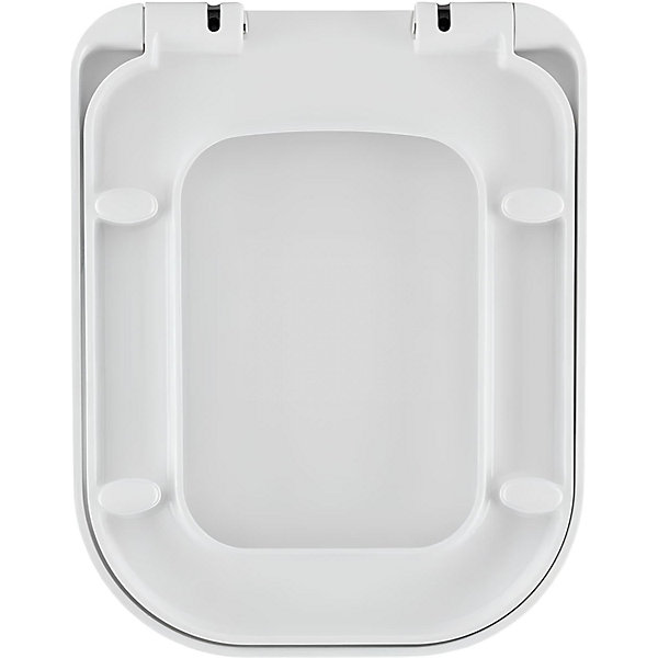 Abattant WC pour WC SANINDUSA Look slow close frein de chute blanc (non universel)