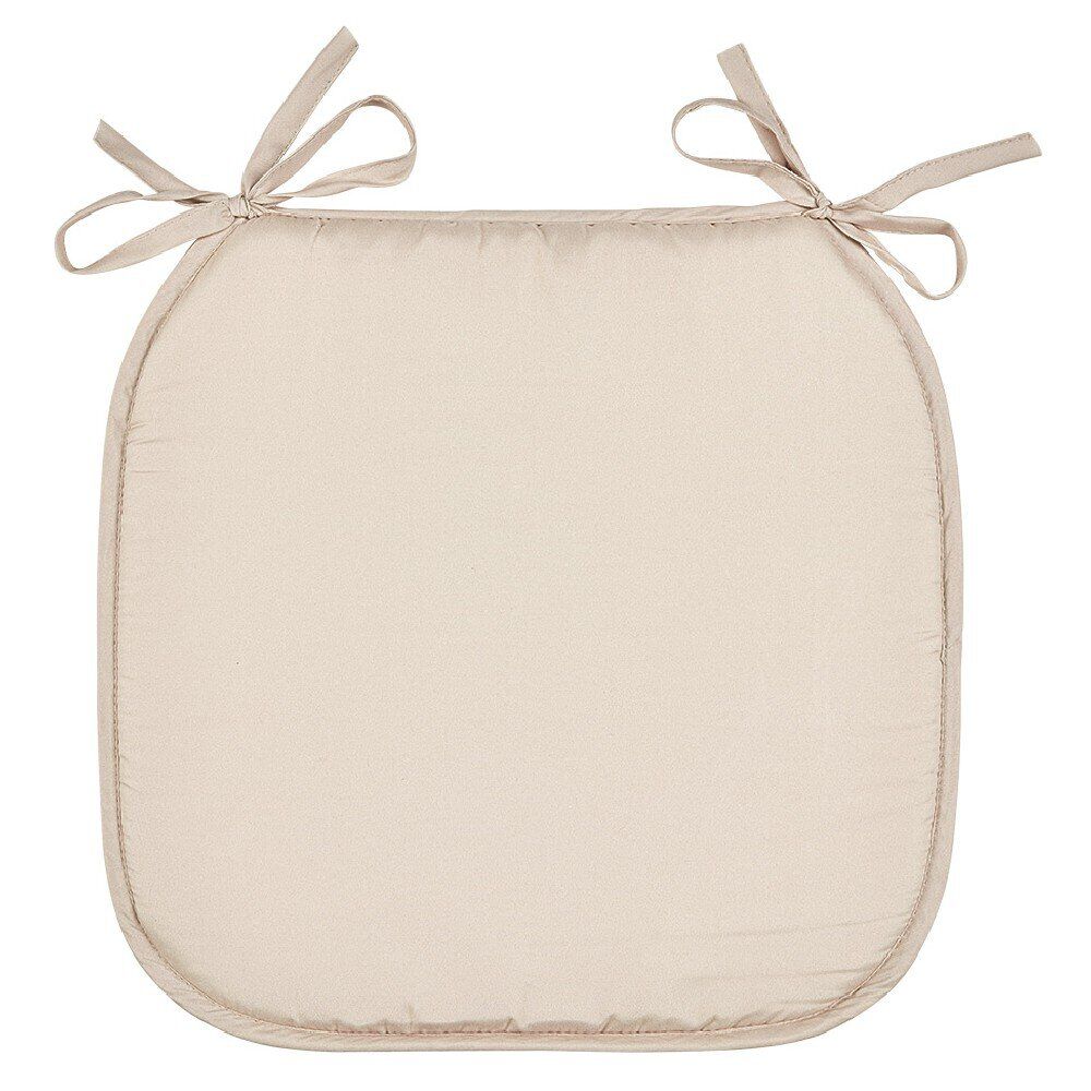 Galette de chaise polyester taupe