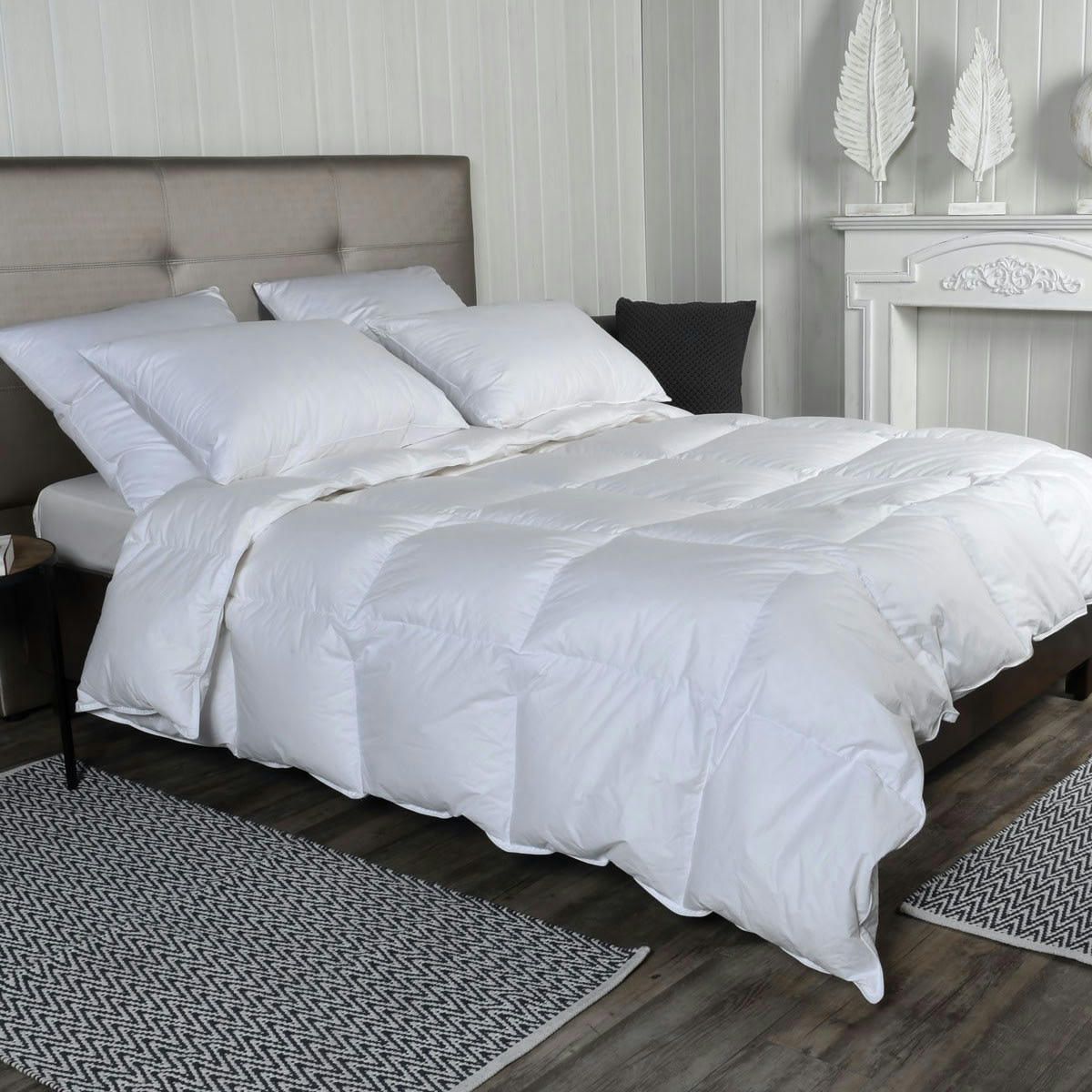 PLEIN CIEL - Couette naturelle CHAUDE 40% Duvet 220x240 cm