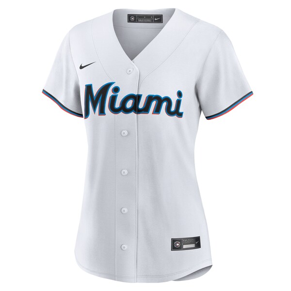 Miami Marlins Nike Women's Replica Team Jersey - White
