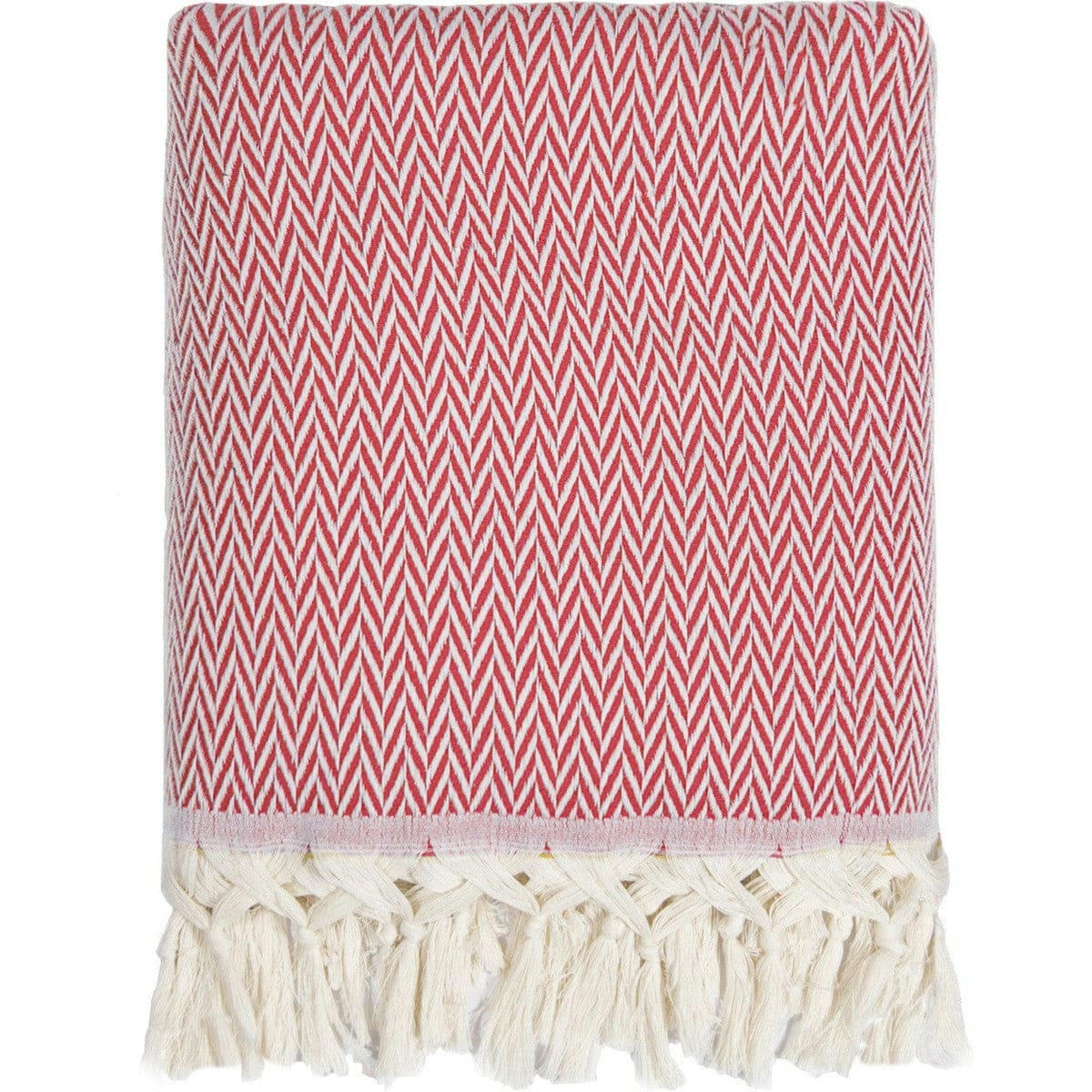 ASPEN - Plaid laine  160x250 rouge