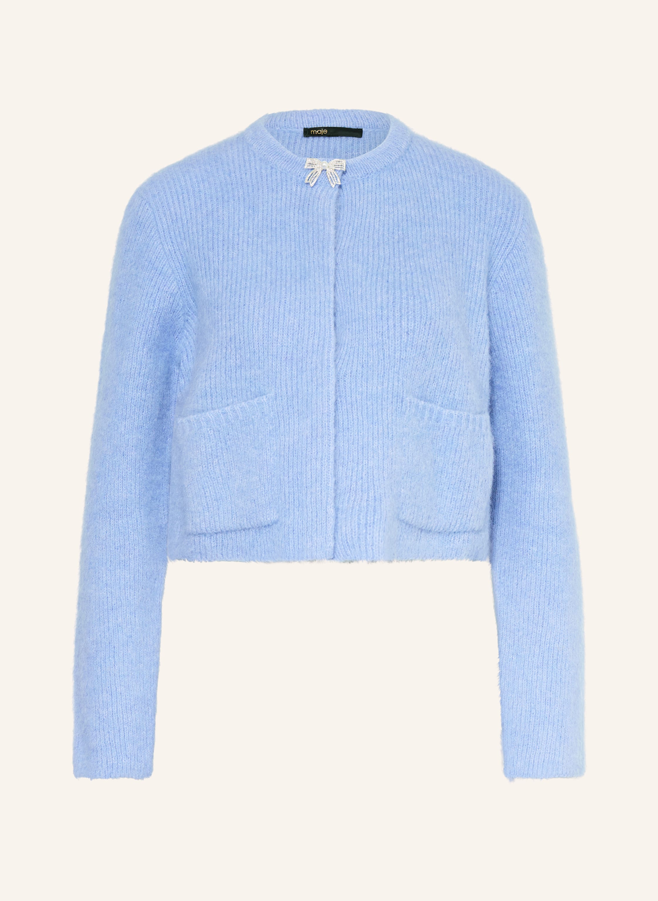 maje Strickjacke mit Alpaka