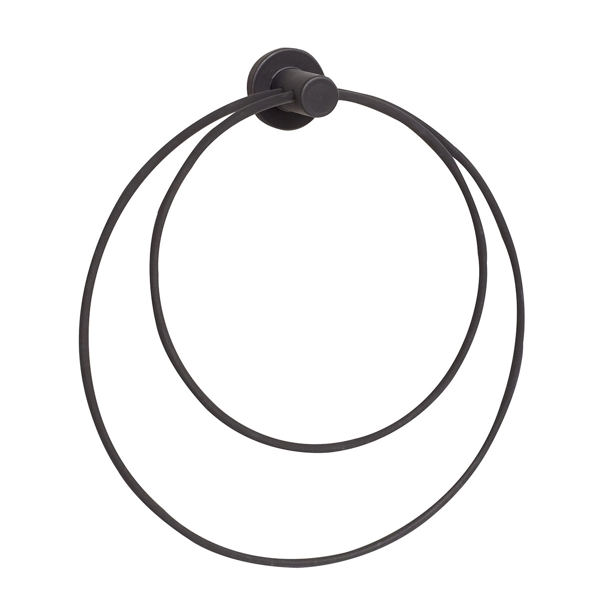 Hübsch handdoekhouder Loop - ijzer - 26x23cm