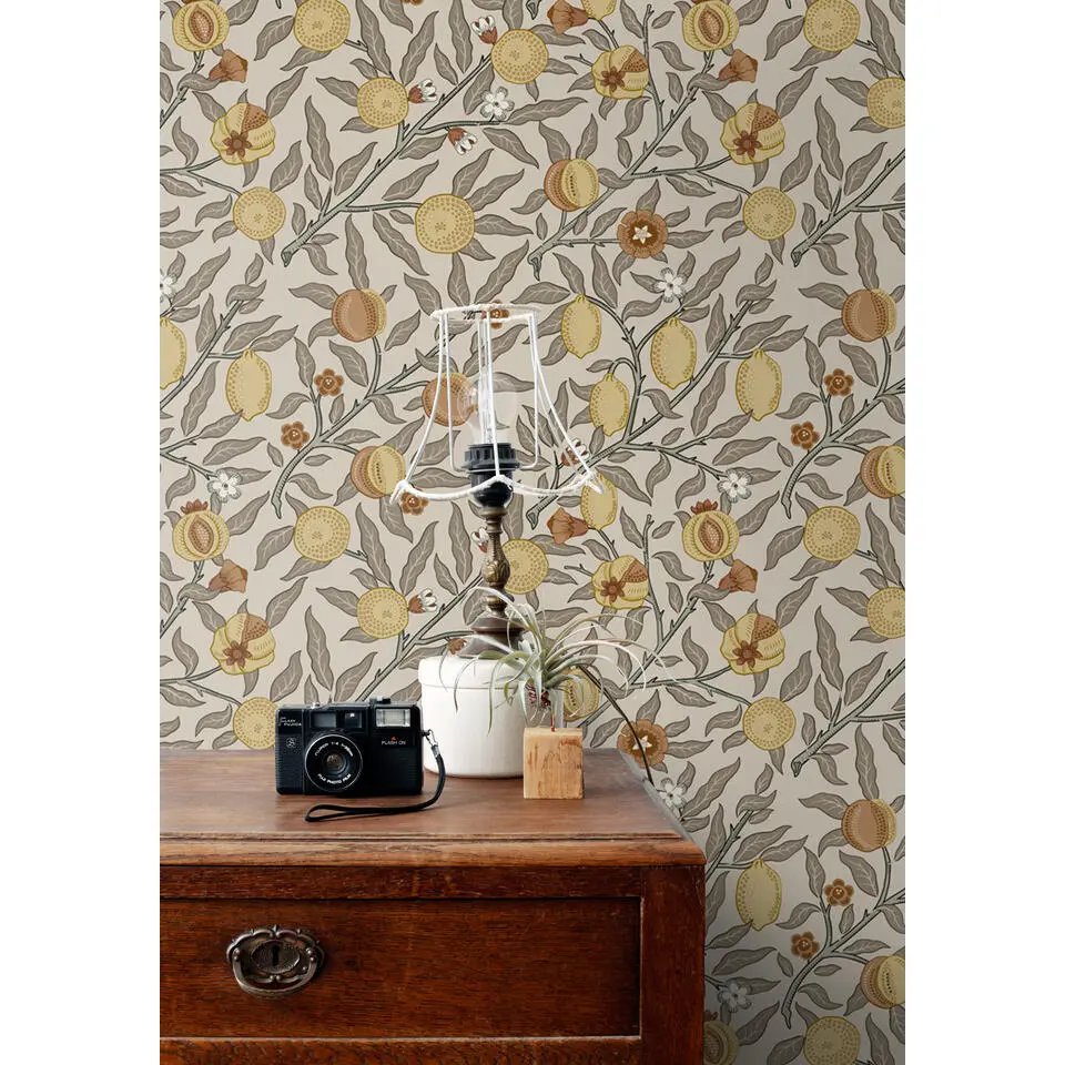 ESTAhome behang - exotisch fruit en bladeren