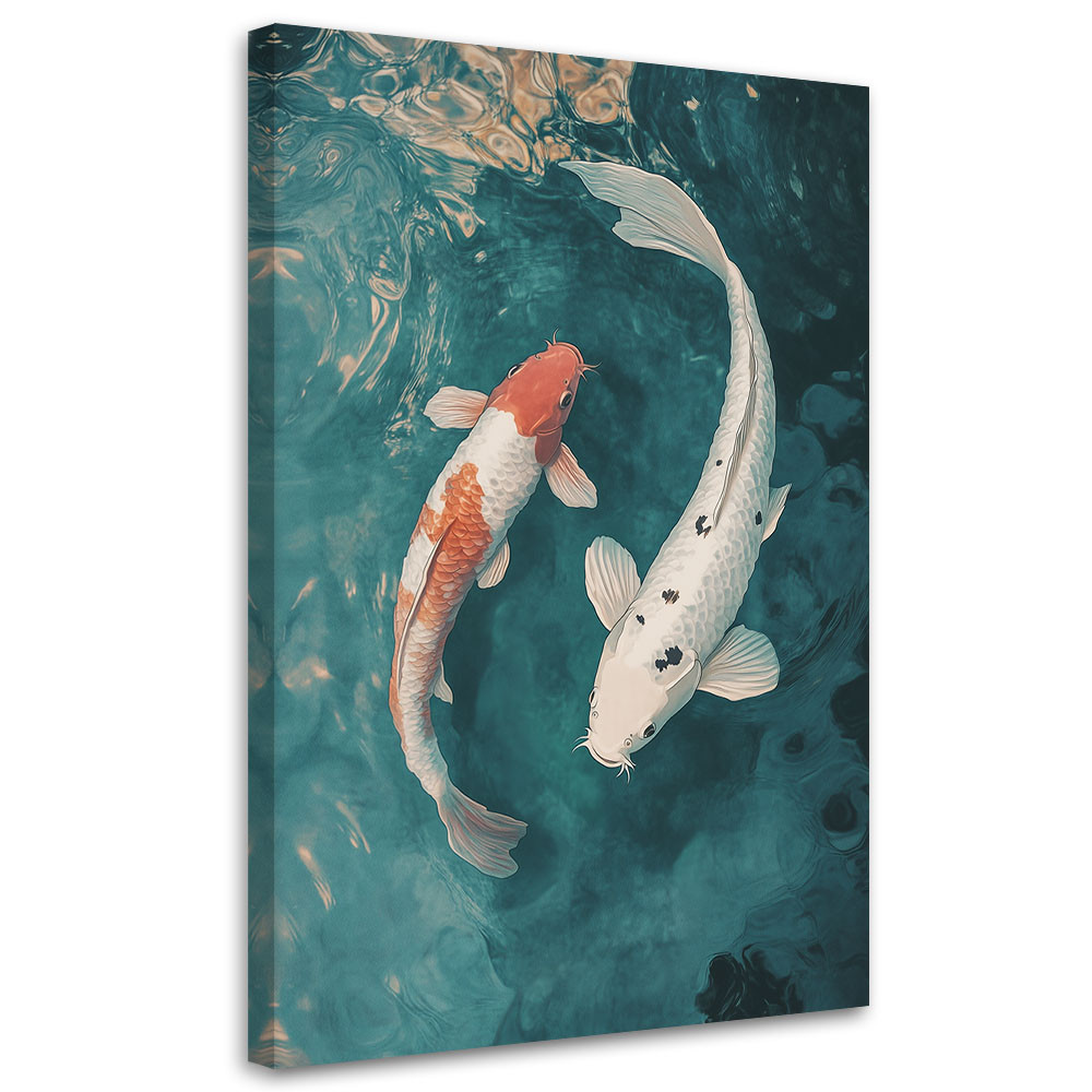 Feeby Obraz na płótnie, Ryby Koi Japońskie 40x60