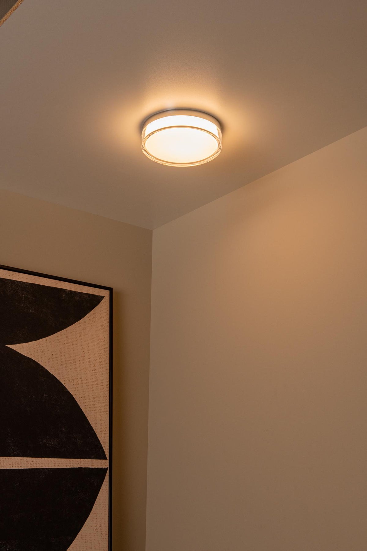 Lucide plafonnière badkamer PLANO - 1xGeïntegreerde LED - Opaal