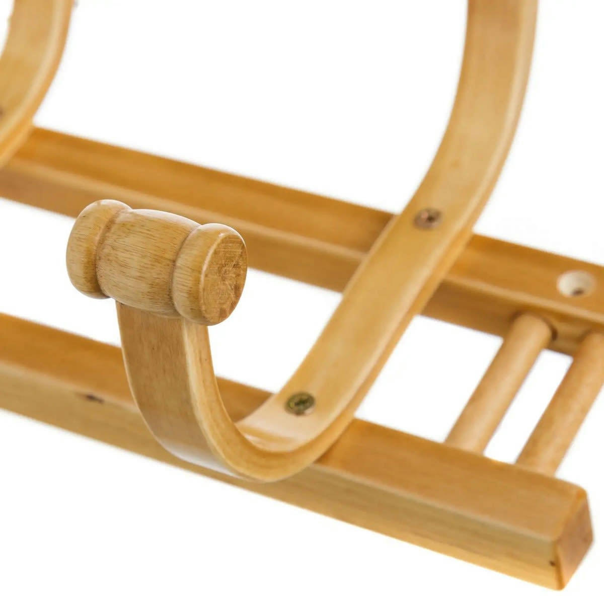 RÉTRO - Portemanteau mural rétro en bois