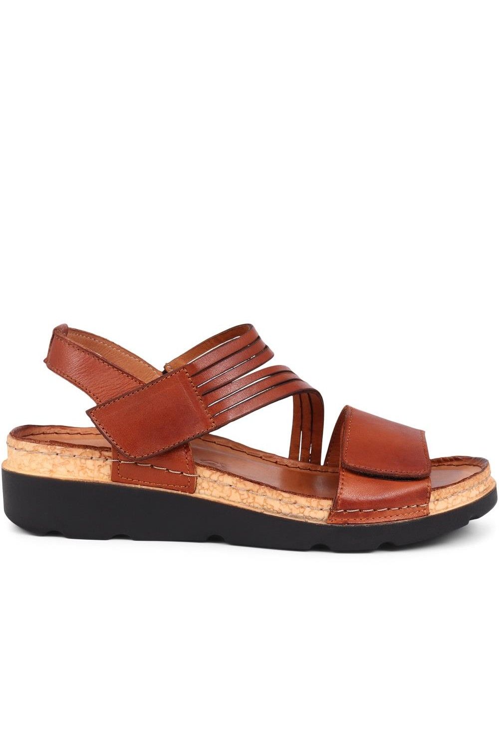 Pavers Adjustable Fasten Leather Sandals