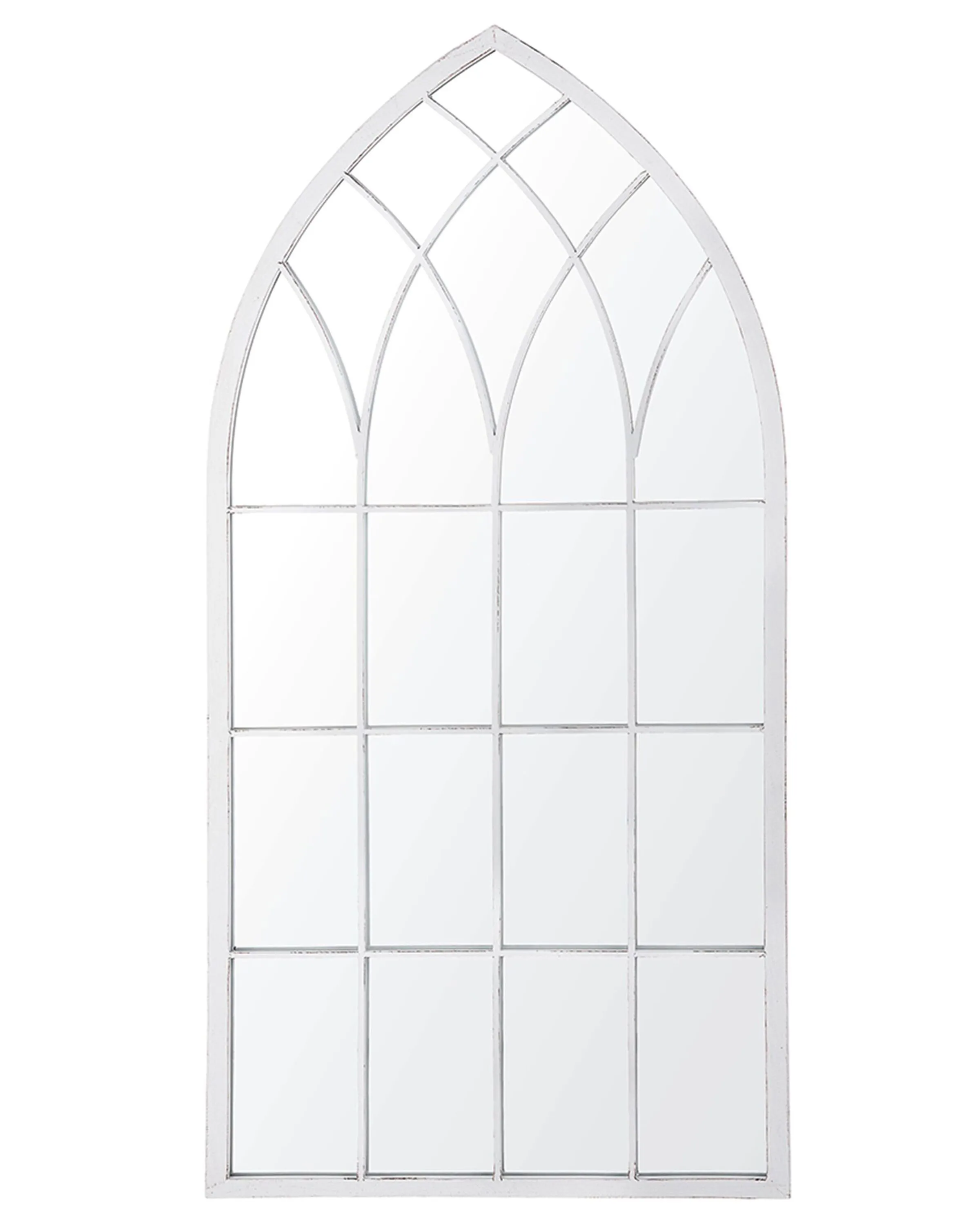 Wall Mirror CASSEL 50 cm 115 cm Metal Light Grey