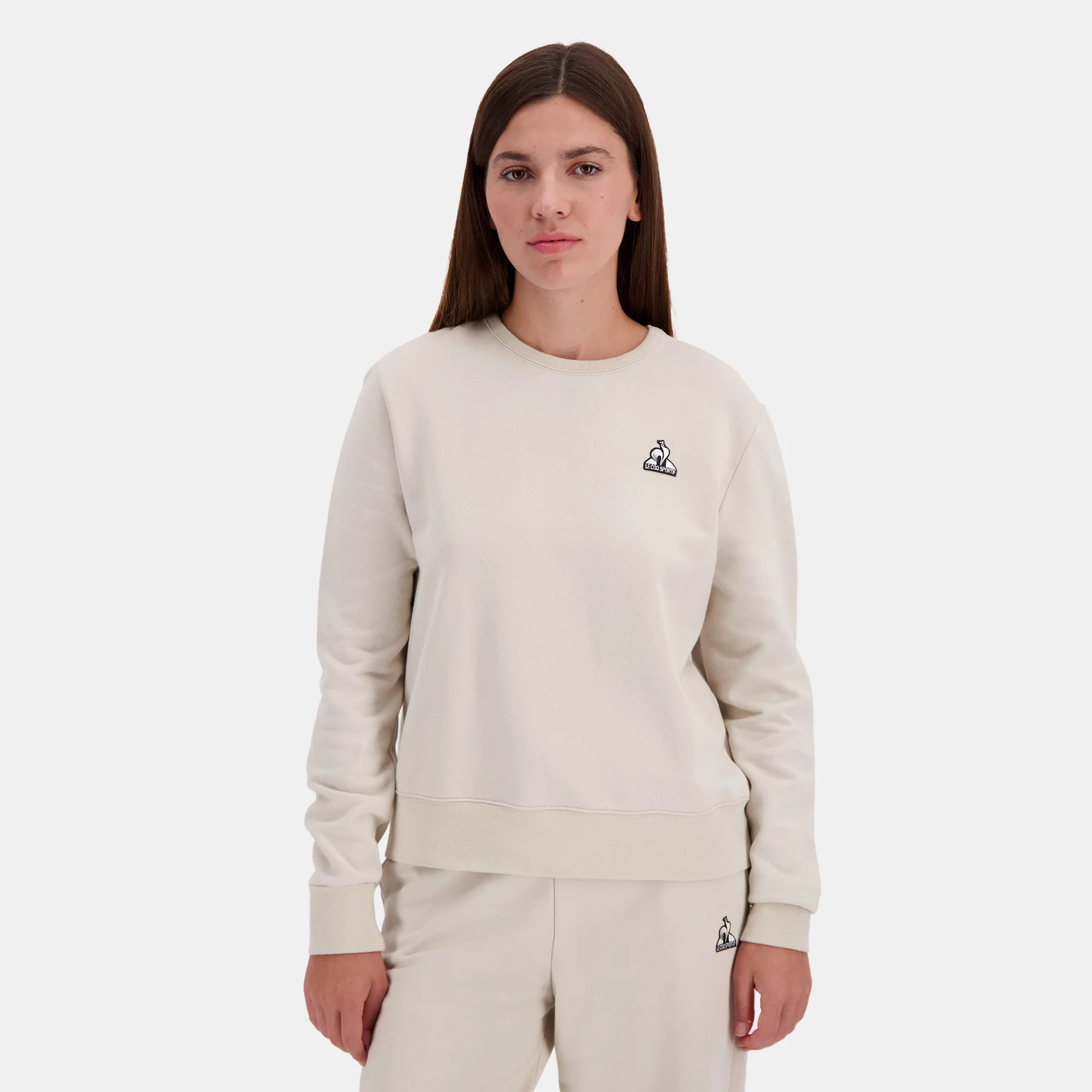 2510075-CONTEMPORAIN SP Crew Sweat N°1 W peyote | Sweat col rond Femme