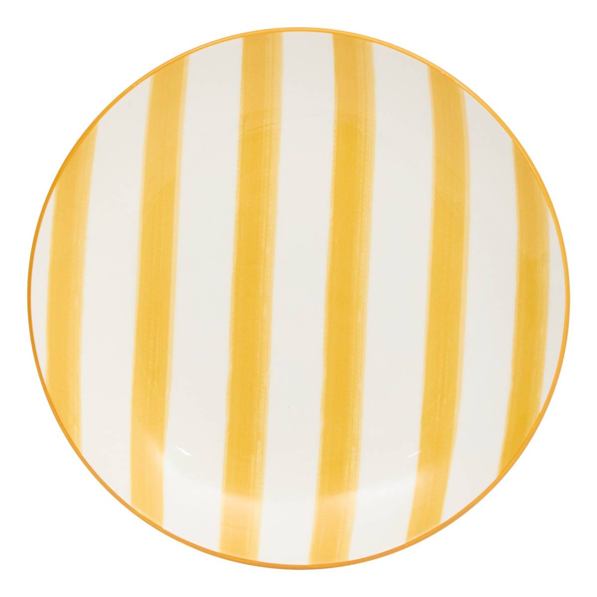 Set of 6 dessert plates "Charlie" Porcelain, D.19 cm