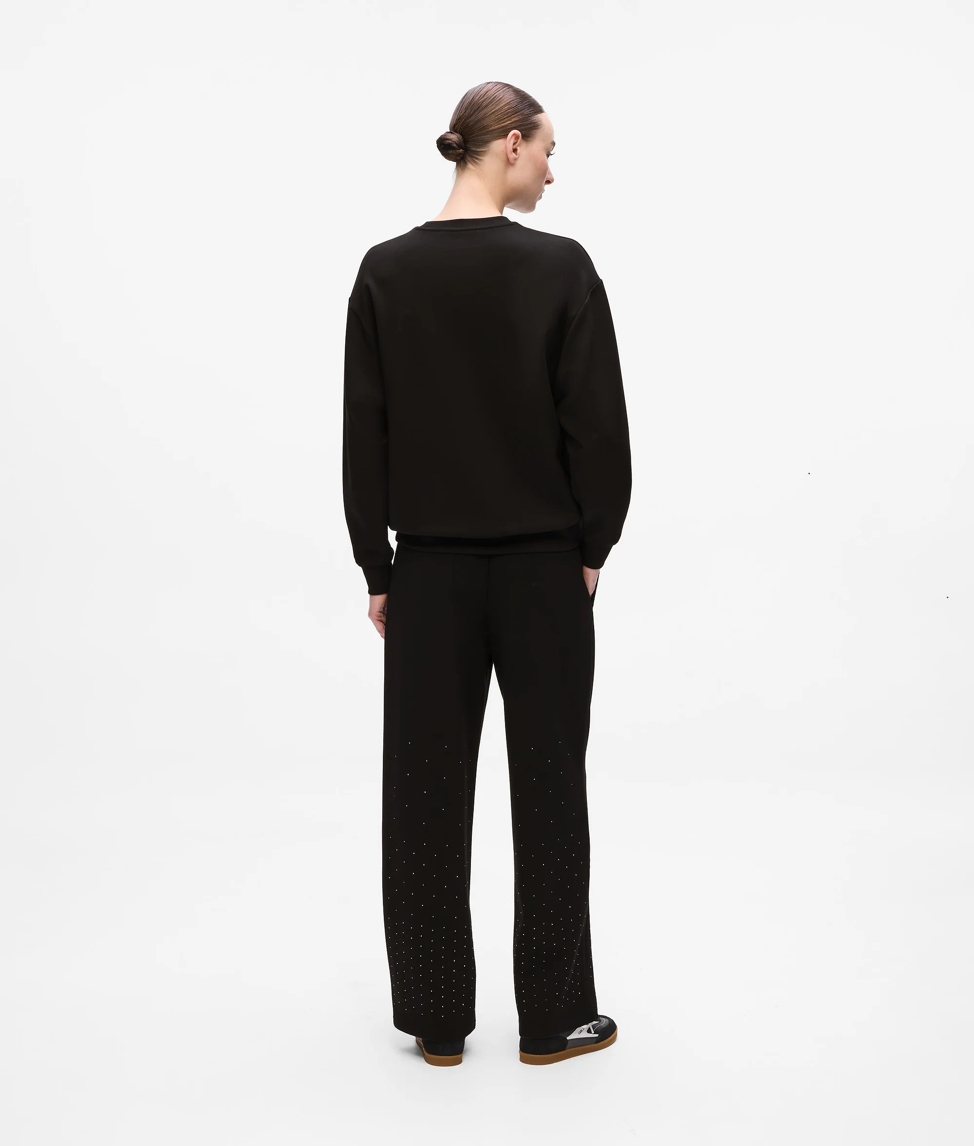 Sweat-shirt à strass