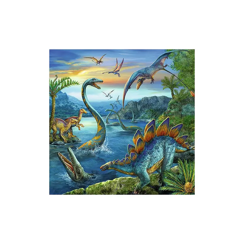 Puzzle 3er-Set Faszination Dinos