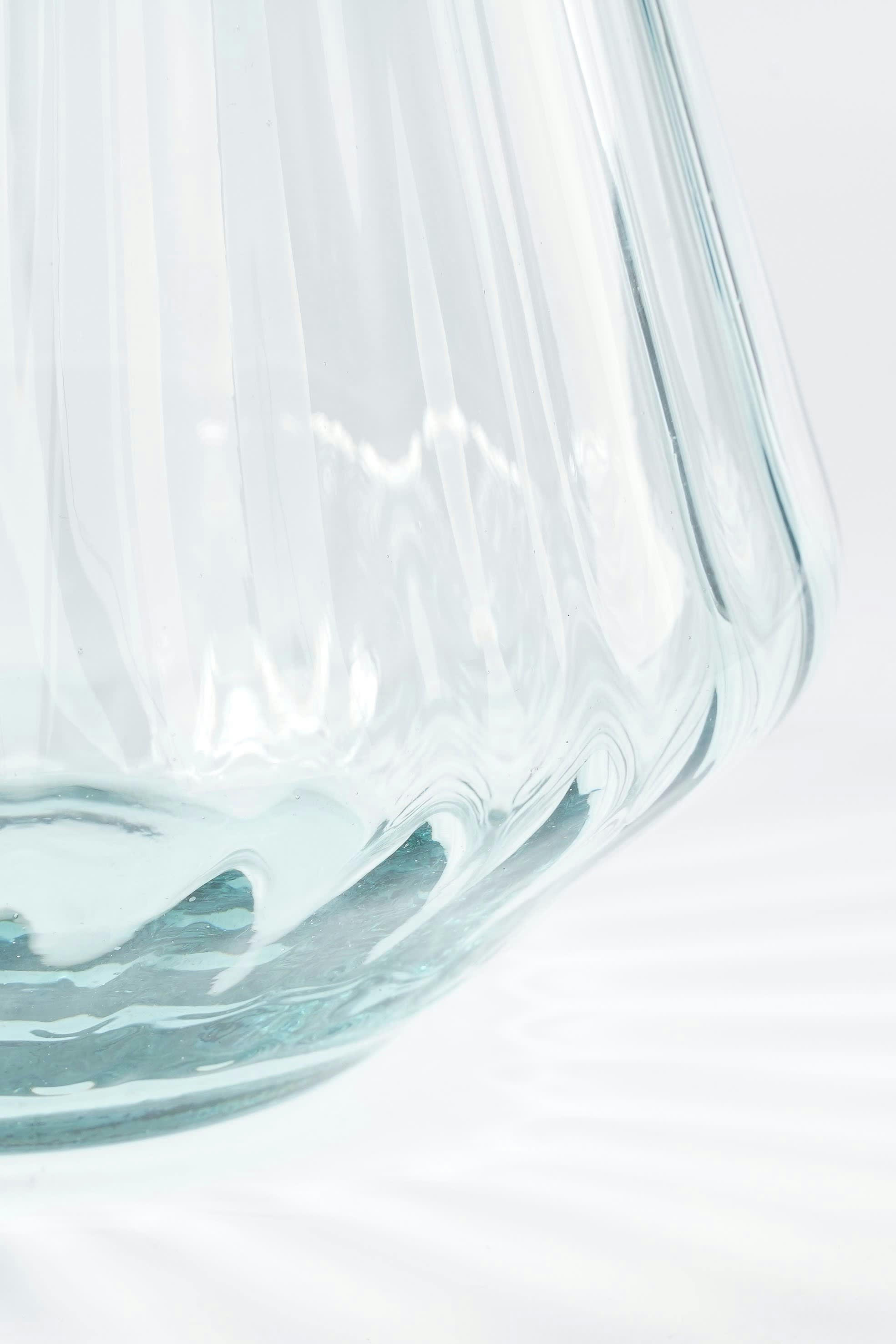 JIVE - Vase en verre recyclé transparant H23