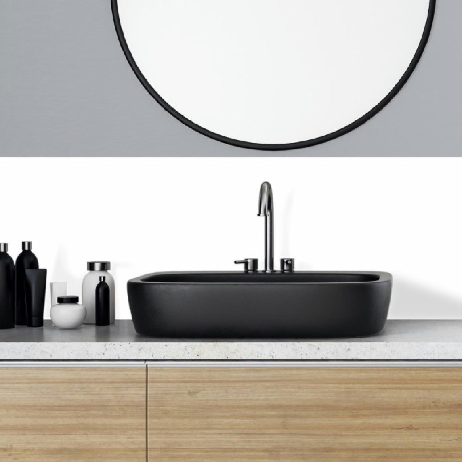 TOTAL WHITE - Bandeau PVC lot de 2 : L 70cmxH 30cm Blanc Uni