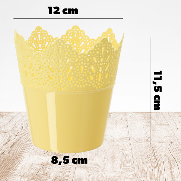 Doniczka Donica Na Kwiaty Osłonka Kolory 12cm