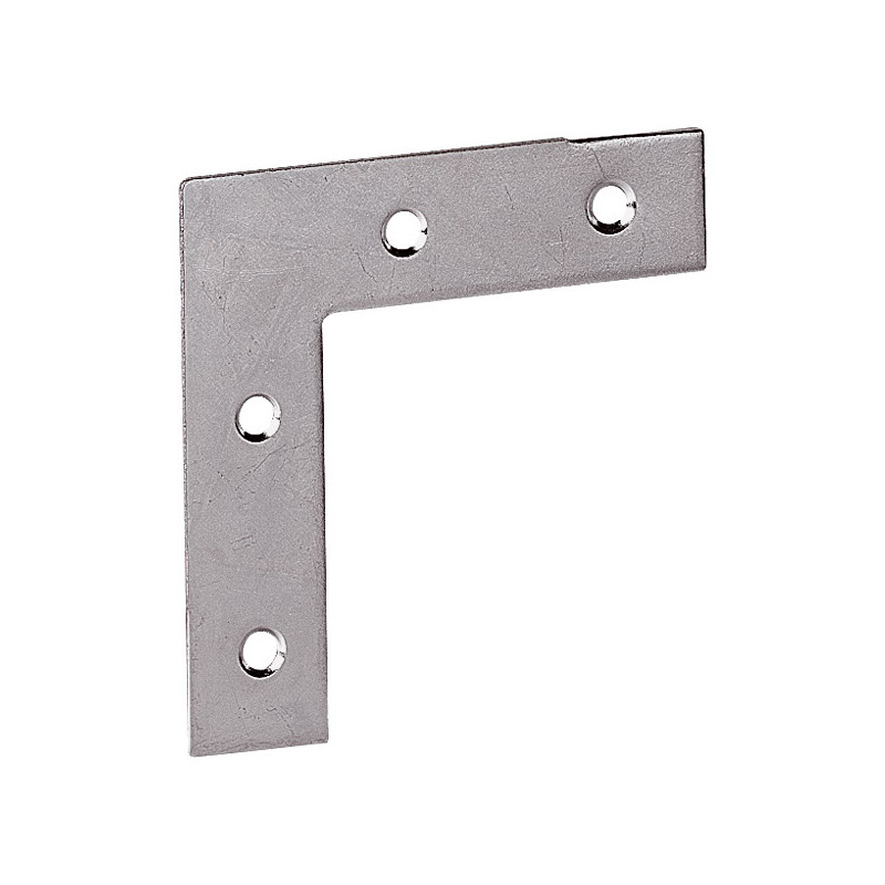 Equerre plate en acier 125 x 125 x 20 mm TEKNIFIX