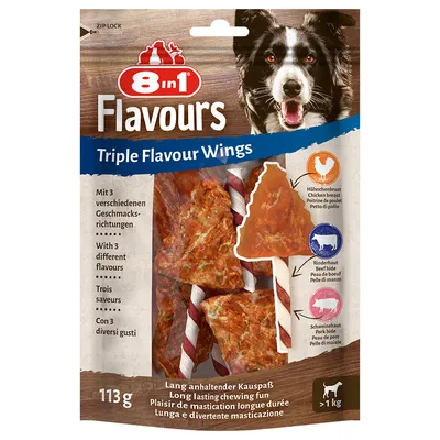 8in1 Triple Flavour Wings Chew Sticks