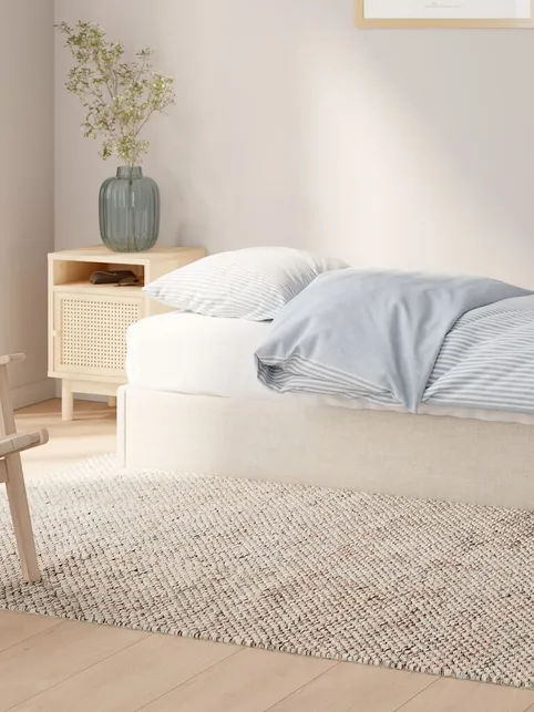 Divan bund SEDEN 90x200 sideløft beige stof