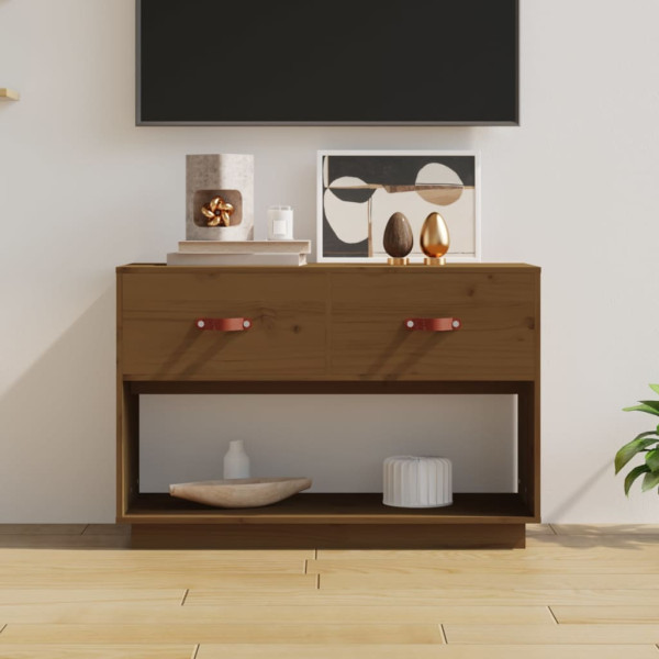 Zestaw Mebli Rtv Brąz Mat Nowoczesny Salon 90x40x60cm