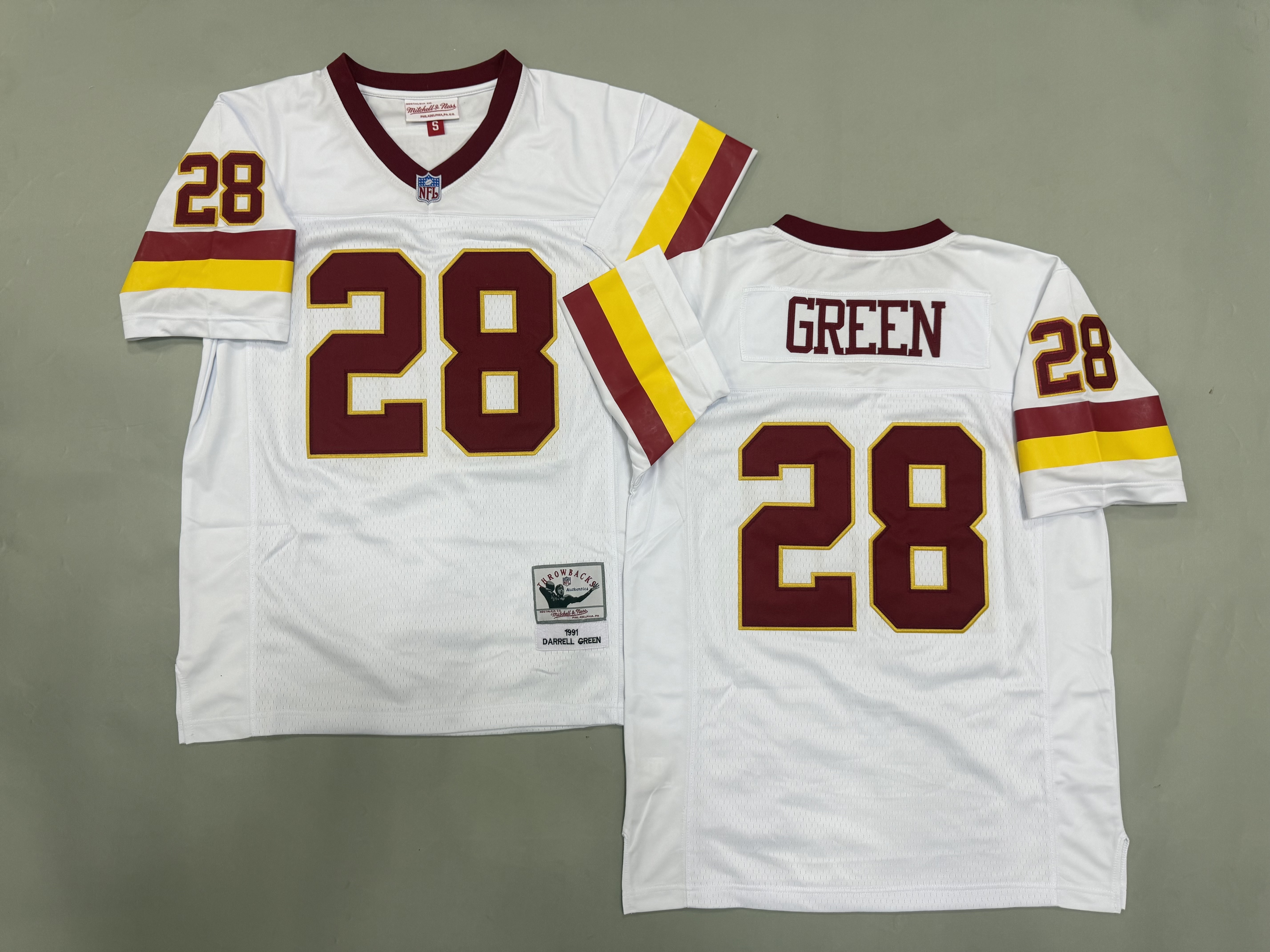 Darrell Green Washington Redskins Authentic Throwback Retired Player Jersey