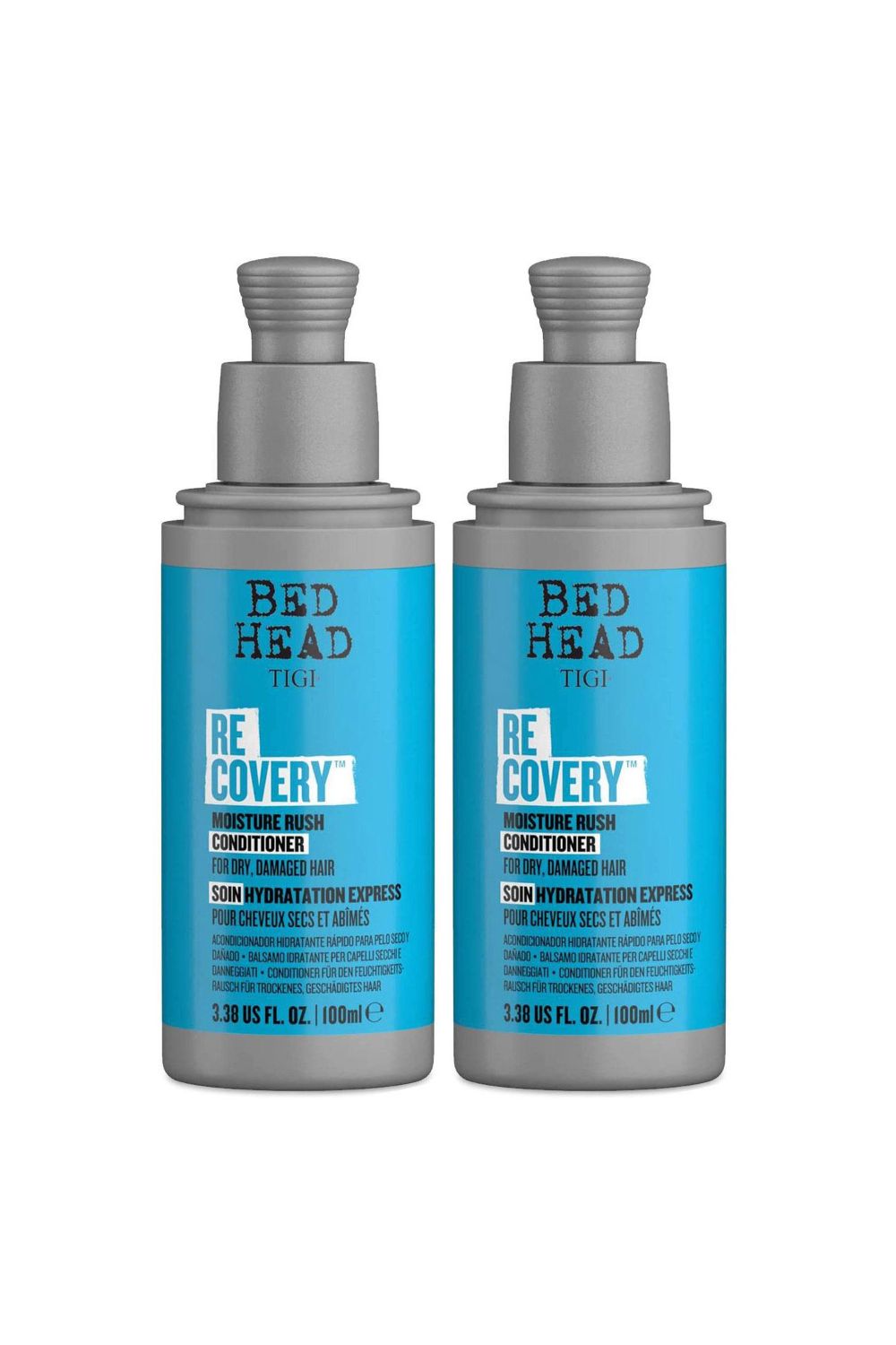 Tigi Recovery Moisture Rush Damaged Hair 'Conditioner' 100ml 2pk