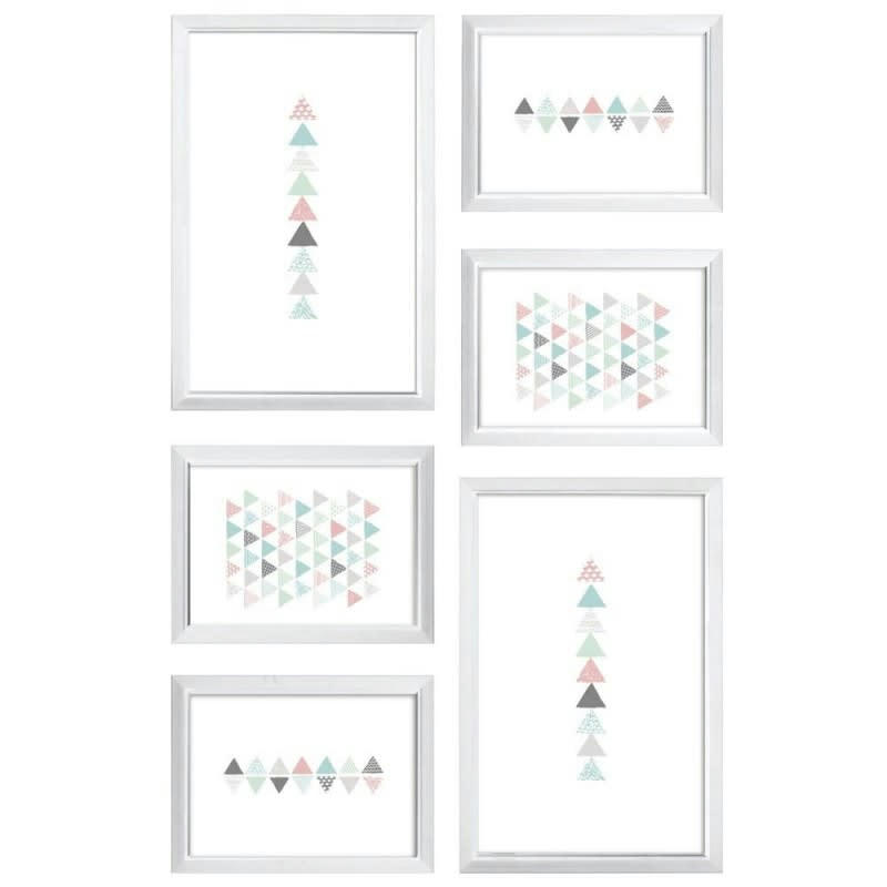 PRIMO - Mur de cadres Easy blanc résine recyclée