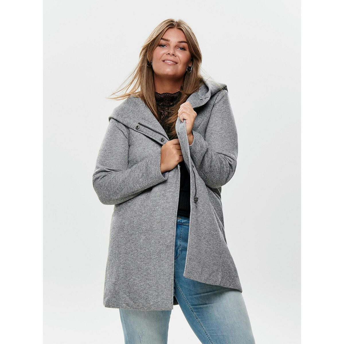 Manteau léger, capuche large