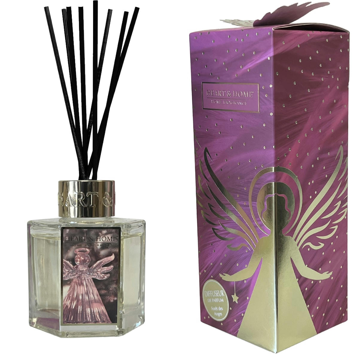 - Diffuseur à bâtons Heart and Home forêt des anges