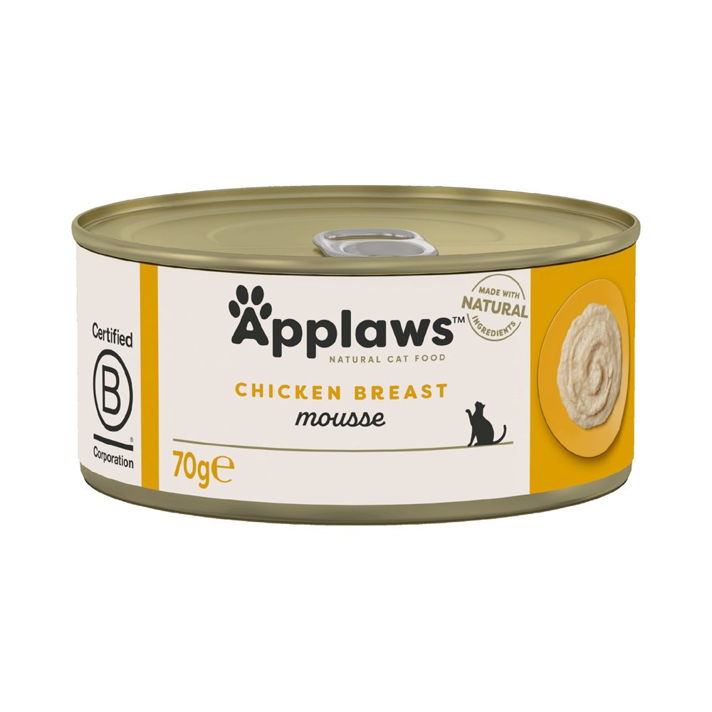 Applaws Adult Cat Cans in Mousse 70g
