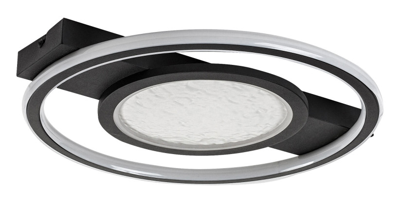Lampa sufitowa ARANIS czarno-biała LED 2x50W Ciepła biel 2000lm Rabalux
