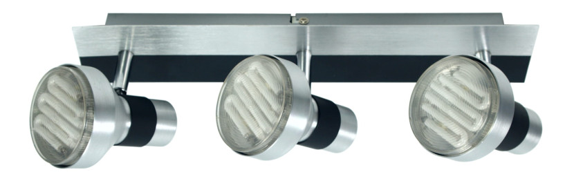 Lampa sufitowa srebrno-czarna SORTHA3xGX53x9W wym: 16x43x8 cm Candellux