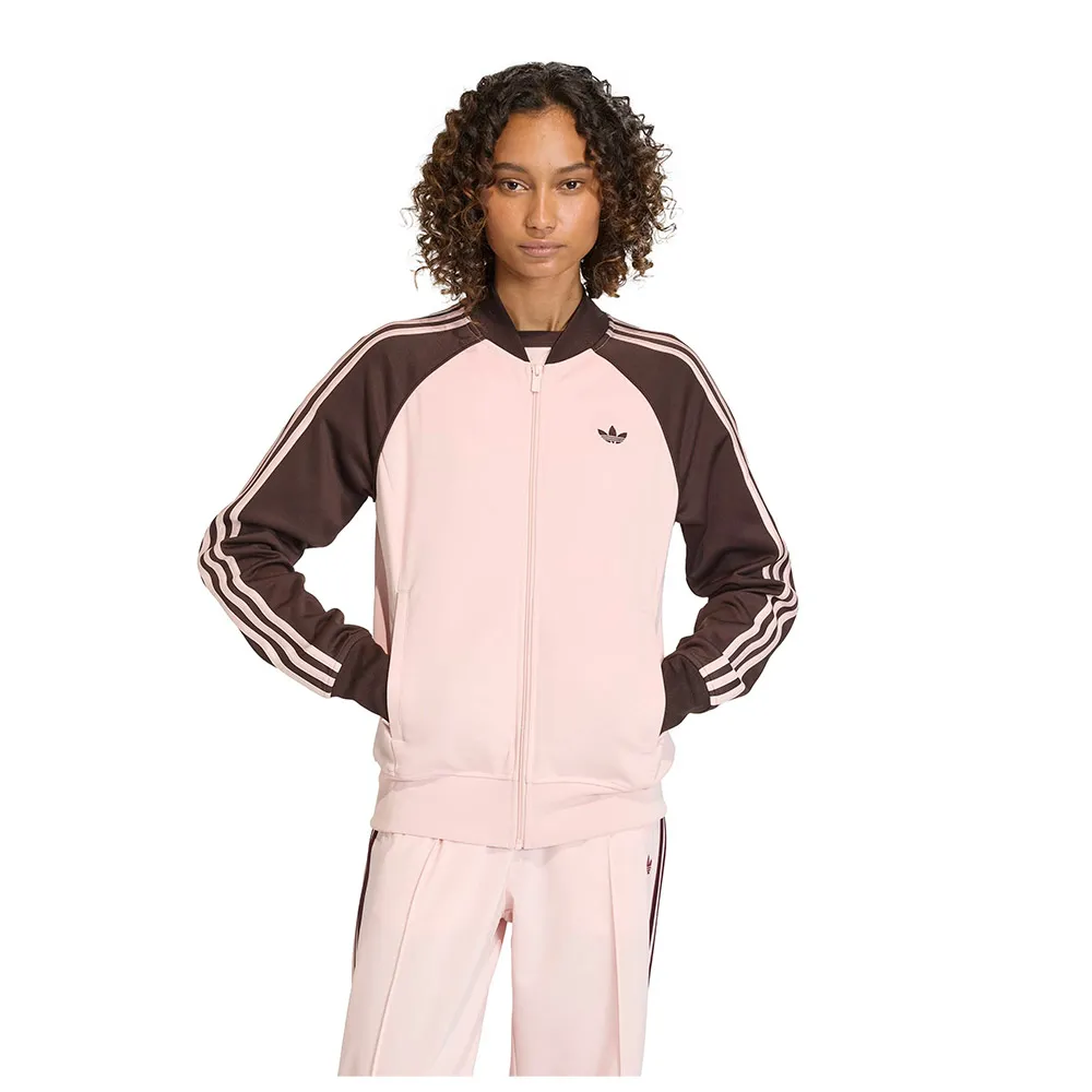 adidas Originals SST Oversized Corduroy full zip sweatshirt