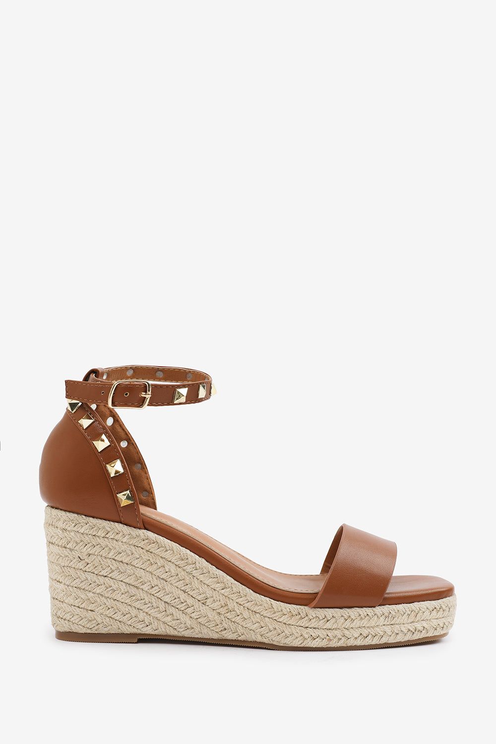 Where's That From Sawyer' Wide Fit Wedge Sandals With Gladiator Ankle Strap