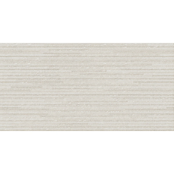 Faïence murale effet pierre gris mat décor texturé L.60 x l.30 cm x ép.9 mm, Urano