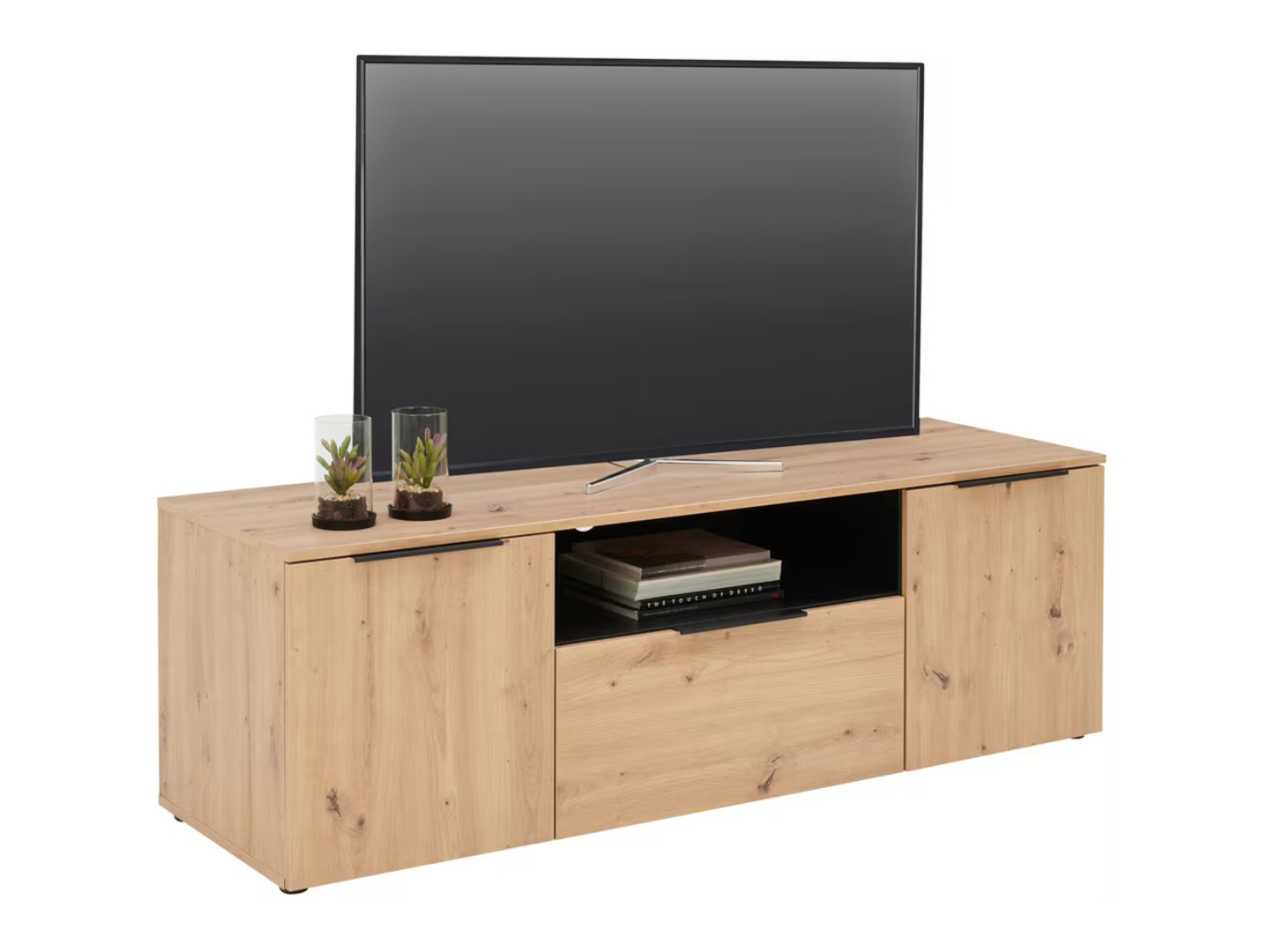 Szafka RTV Kera 160 cm z 2 drzwiamidąb artisan