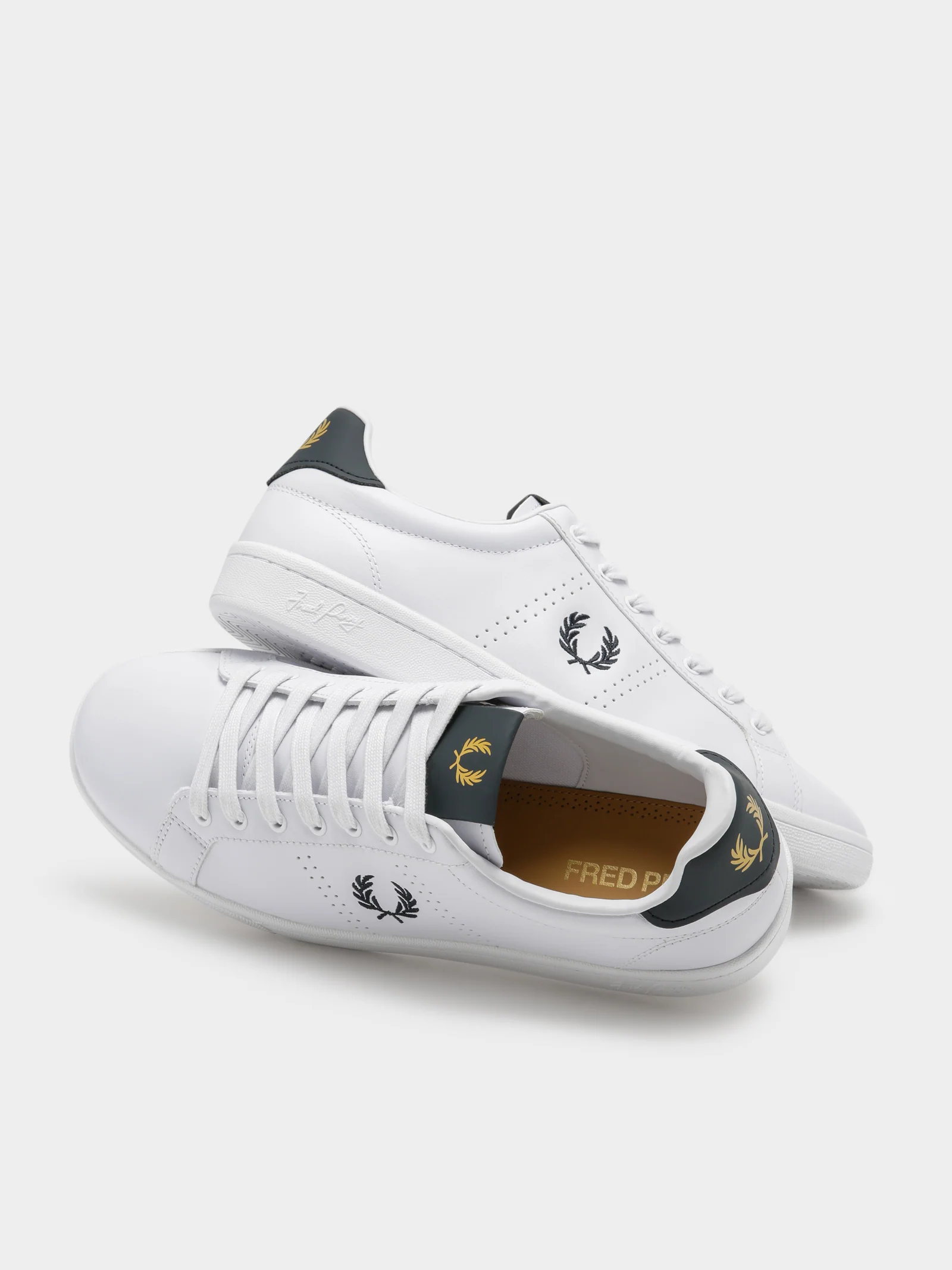 Mens B721 Leather Tab Sneakers