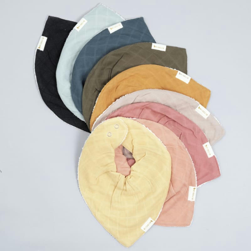 - Lot de 3 bavoirs bandanas Moon Beam