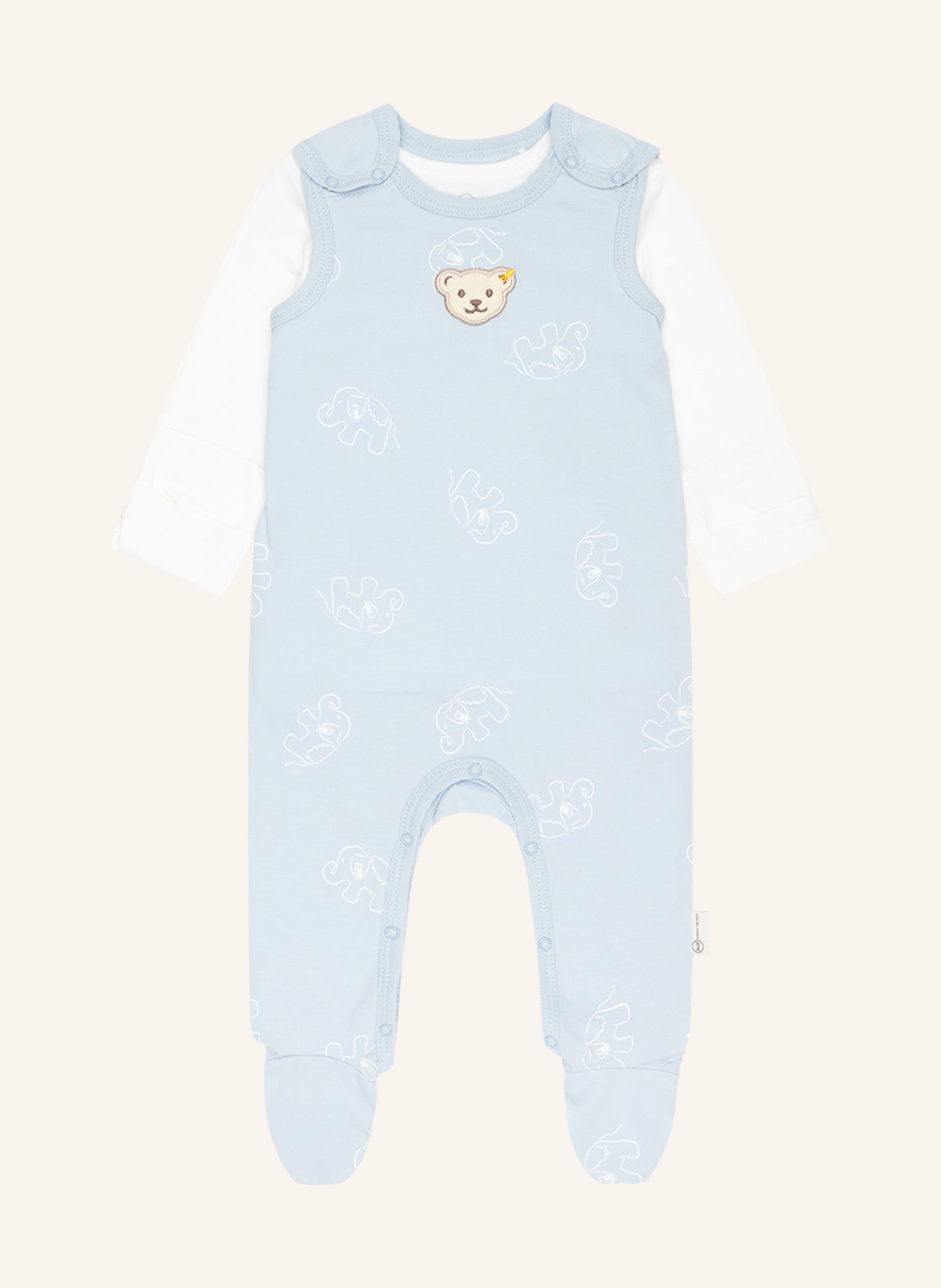 Steiff Set WELLNESS: Strampler und Longsleeve