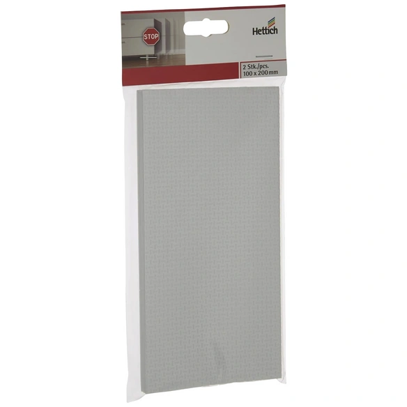 Antirutschpad, rechteckig, Selbstklebend, weiß, 100 x 5 x 200 mm