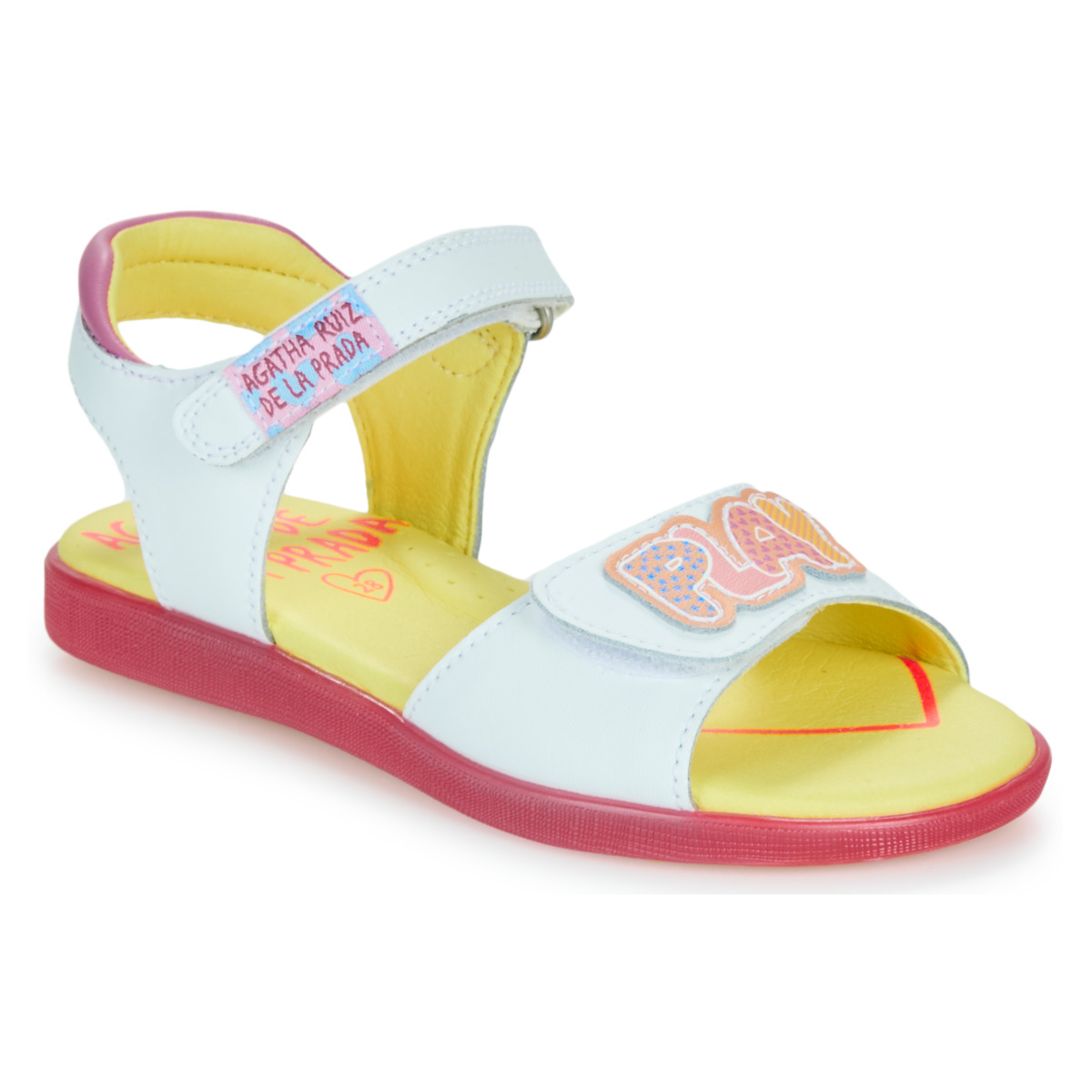 Agatha Ruiz de la Prada - SANDALIA PLAY - White / Pink