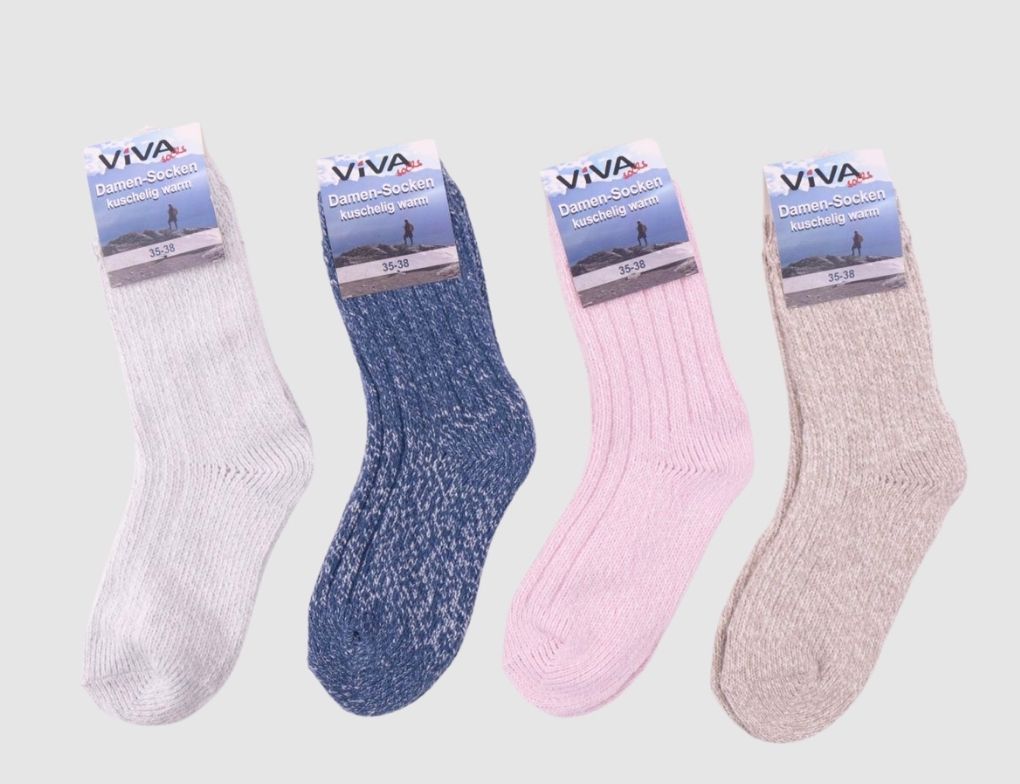 Damen Wintersocken Bunt