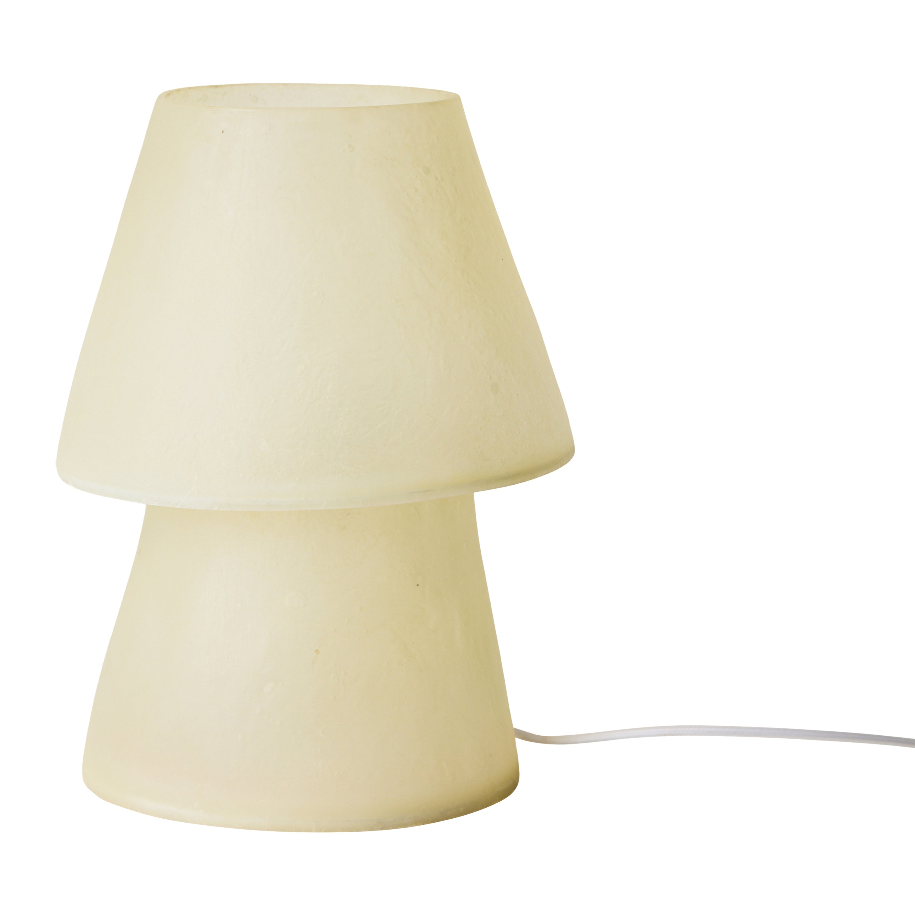 HKliving Glassfiber Tafellamp - Off-White