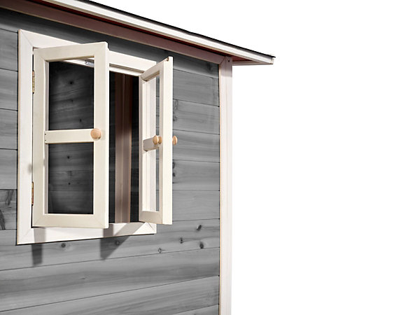 Maisonnette en bois pour enfants Loft 100 Gris - Exit Toys